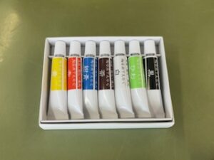 下絵具　7色セット　